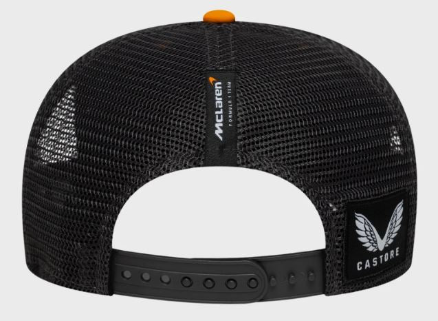 New Era 9SEVENTY Formula 1 Mclaren Team Mesh Back Adjustable Snapback Hat - Papaya