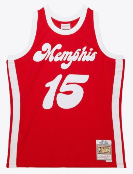 Mitchell & Ness NBA Memphis Grizzlies Vince Carter #15 2015-16 HWC Swingman Jersey - Red
