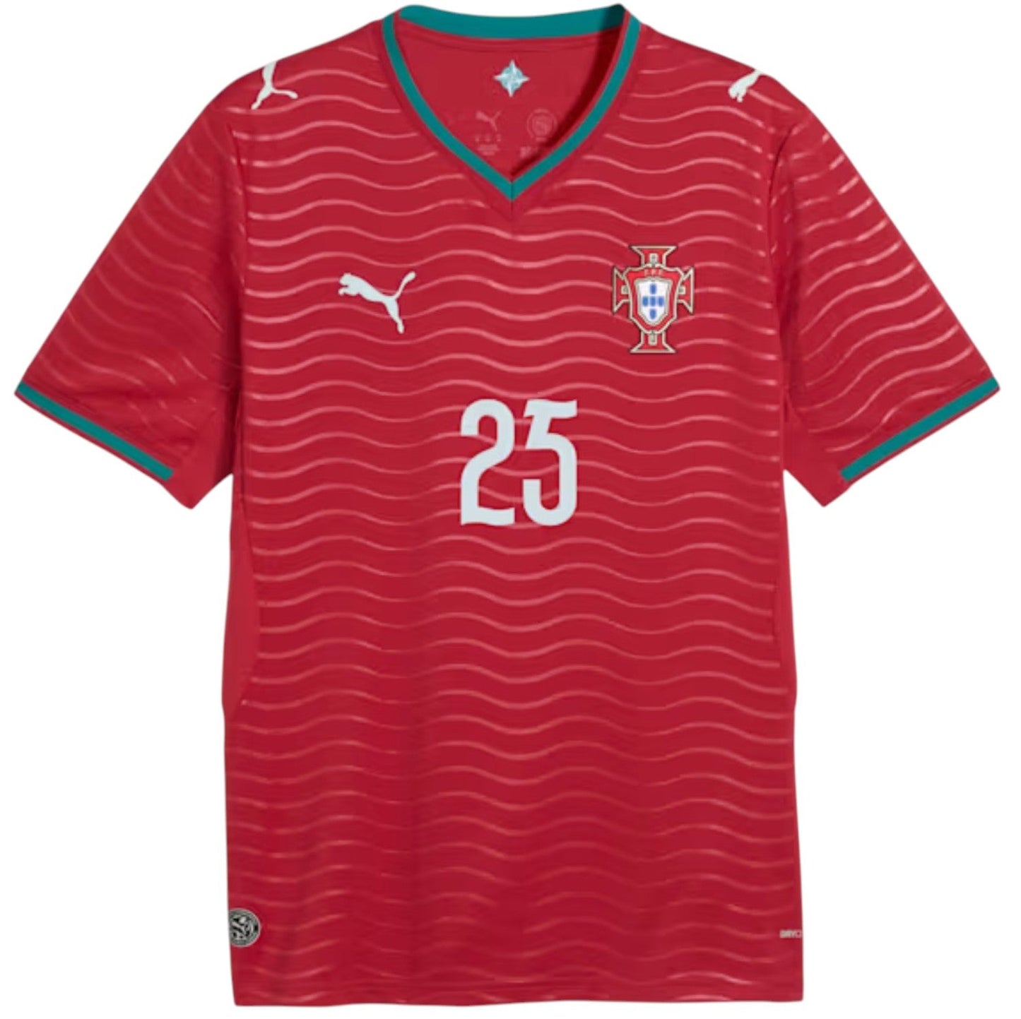 Puma FIFA 2026 Portugal N. Mendes #25 Player Home Jersey - Red