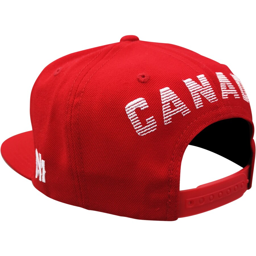 Toronto Raptors Mitchell & Ness Canada Day Mascot Snapback Adjustable Hat - Red
