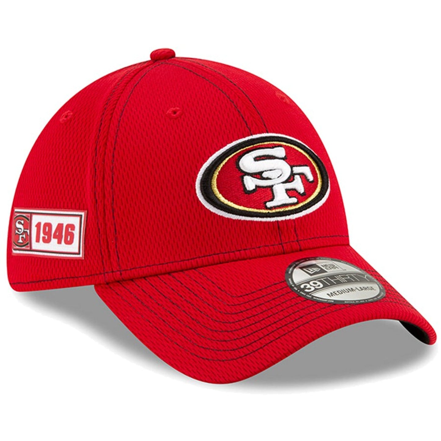 San Francisco 49ers 2019 Sideline Historic 39THIRTY Stretch Fit Hat- Red