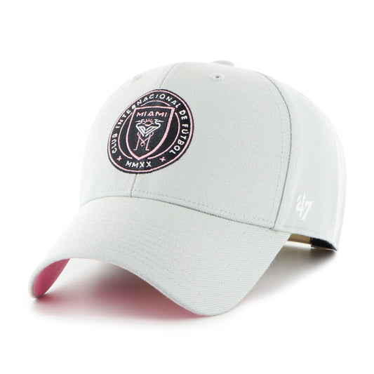 '47 MVP MLS Inter Miami CF Ballpark Adjustable Snapback Hat - Grey