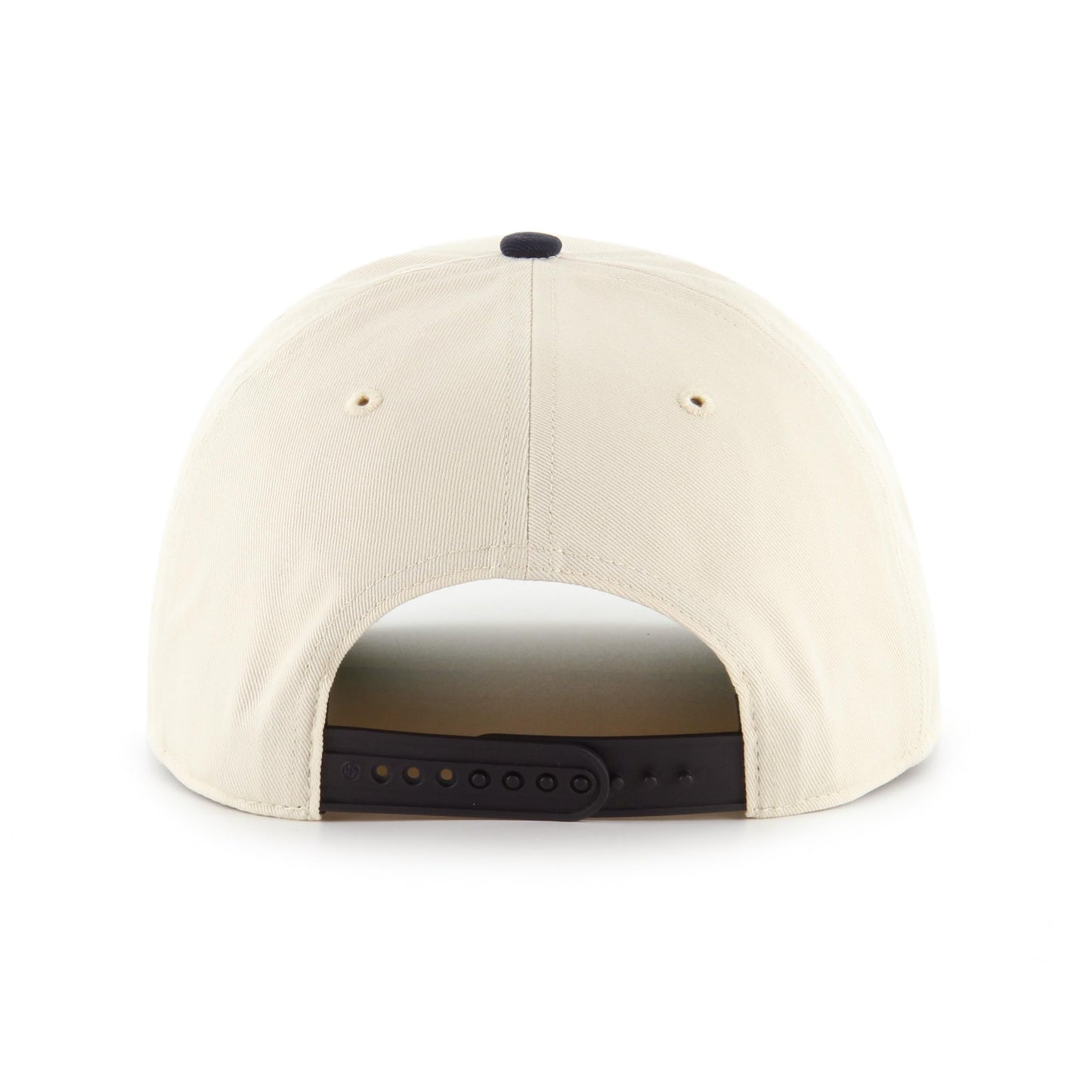 '47 NCAA Michigan Wolverines Natural Rope TT Hitch Adjustable Snapback Hat - Beige/Navy