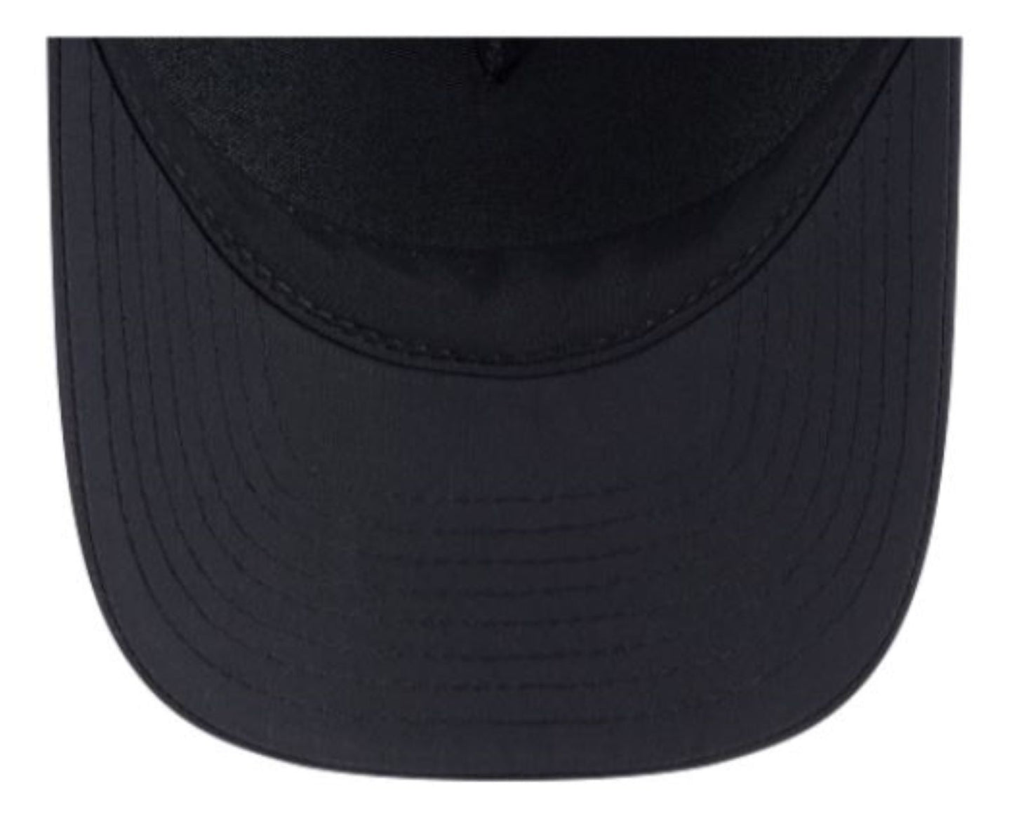 New Era 9FORTY M-Crown NHL A-Frame Edmonton Oilers Minimalist Mesh Back Rope Adjustable Snapback Hat - Black