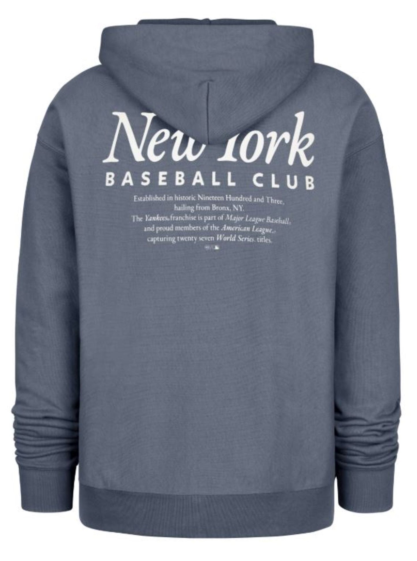 '47 MLB New York Yankees Mondo Foundation Hoodie - Slate Blue