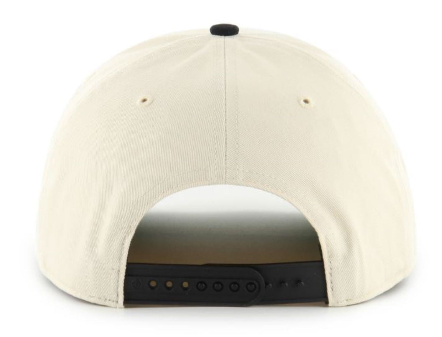 '47 NHL Vancouver Canucks Natural Rope TT Hitch Adjustable Snapback Hat - Beige/Black