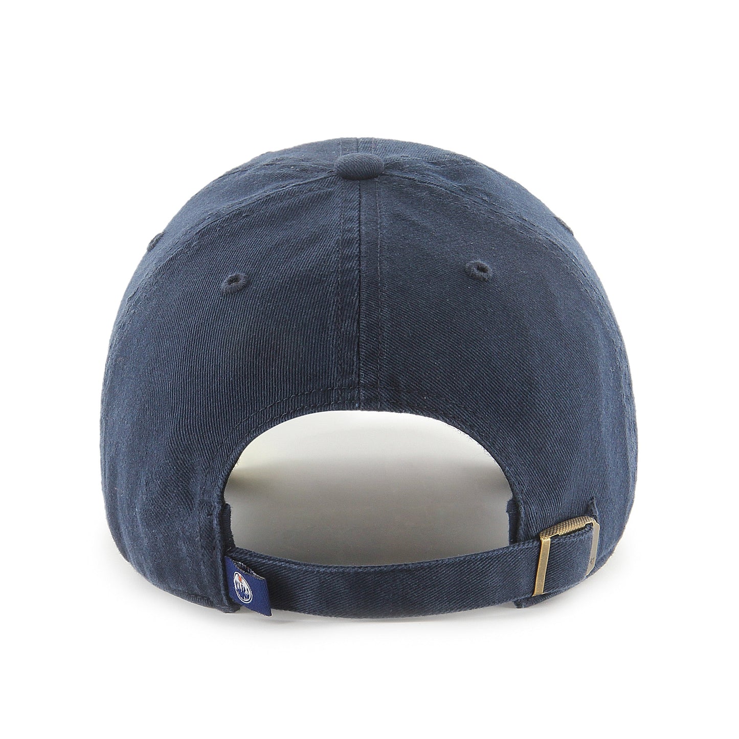 47 Clean Up NHL Edmonton Oilers Adjustable Cap - Navy with Orange Logo