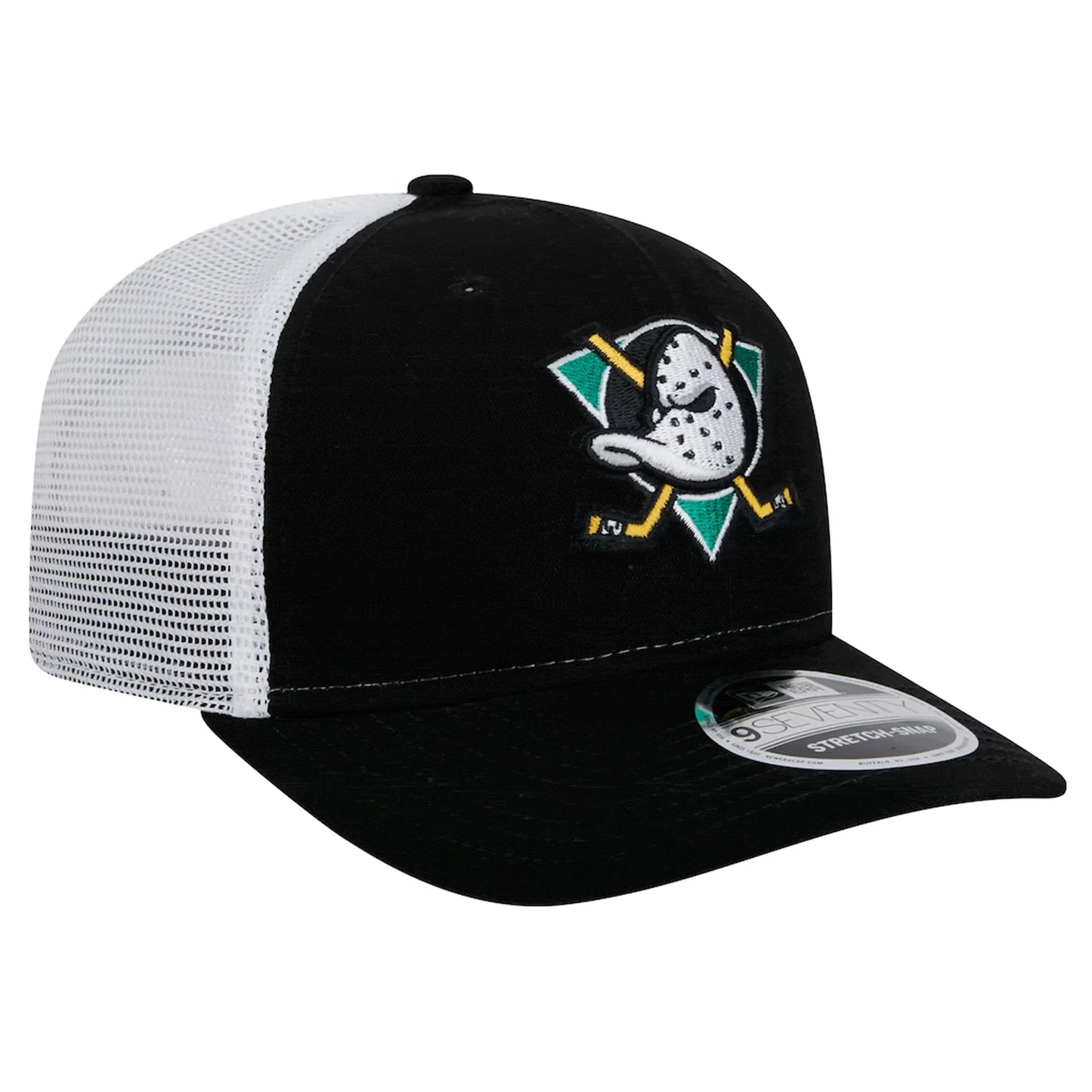 New Era 9SEVENTY NHL Anaheim Ducks Stretch-Snap Adjustable Hat - Black