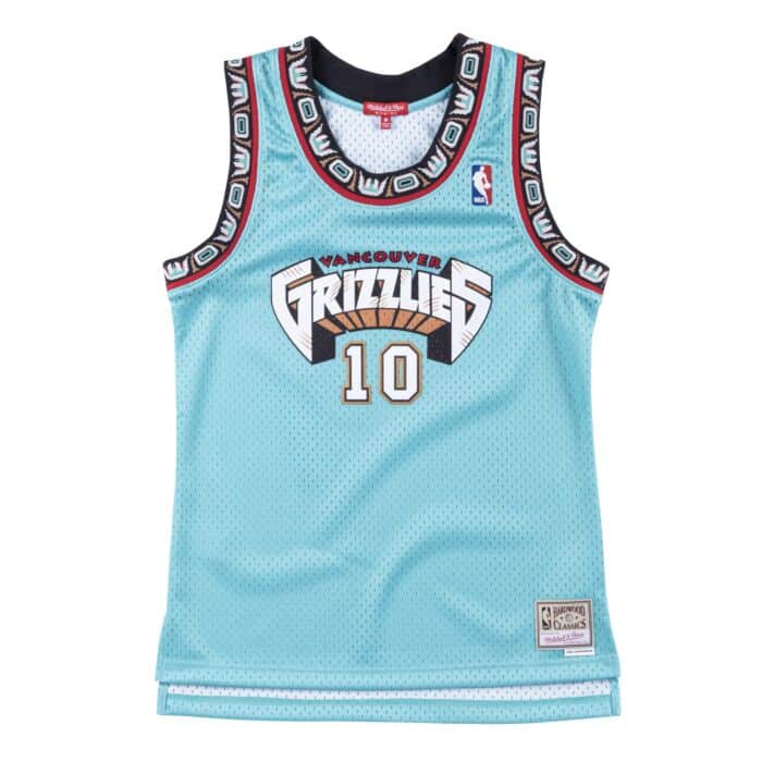Women's Swingman Jersey Vancouver Grizzlies 1998-99 Mike Bibby
