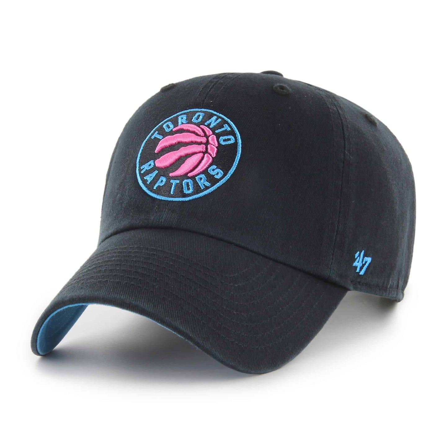 '47 Clean Up NBA Toronto Raptors Ocean Side Adjustable Hat - Black