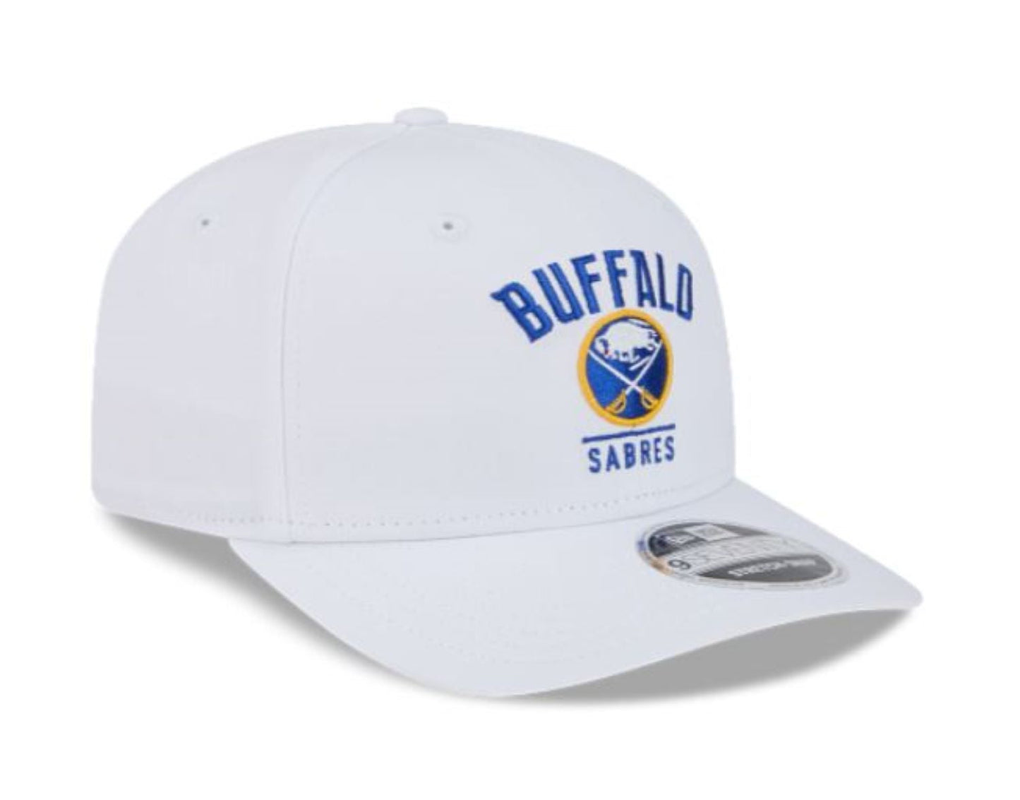 New Era 9SEVENTY NHL Buffalo Sabres Stretch-Snap Adjustable Snapback Hat - White