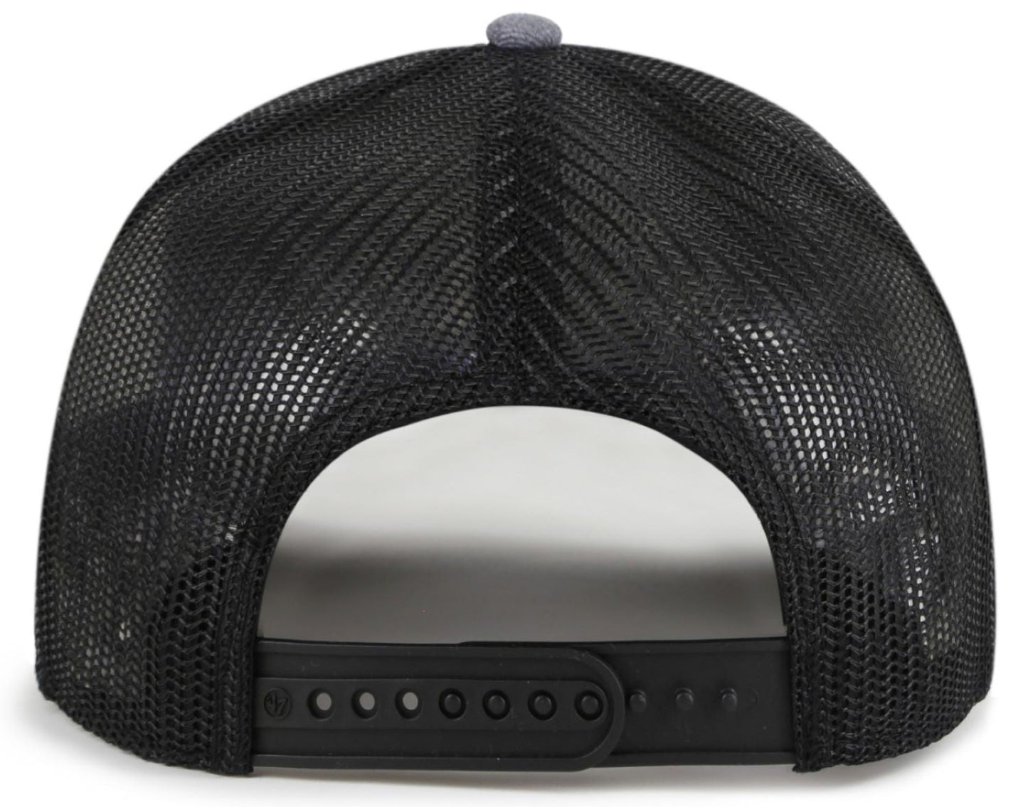 '47 Trucker NHL Edmonton Oilers Carbon Rope Adjustable Mesh Back Cap - Grey