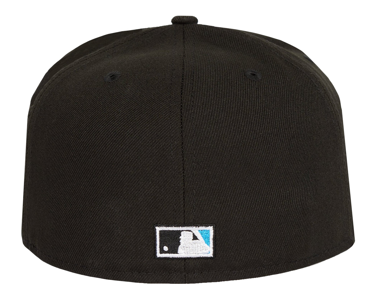 New Era 59FIFTY MLB Toronto Blue Jays Bird Head Logo 50th Anniversary Side Patch Custom Collection Fitted Hat - Black