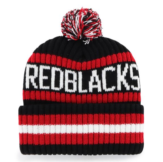 47 CFL Ottawa Redblacks Bering Cuff Knit Hat - Red/Black
