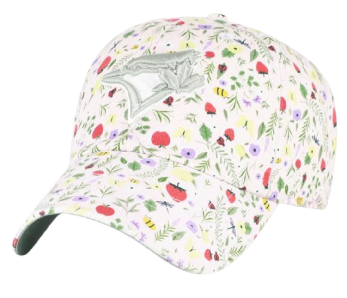 47 MLB Toronto Blue Jays Posey Floral Clean Up Adjustable Cap - Light Pink