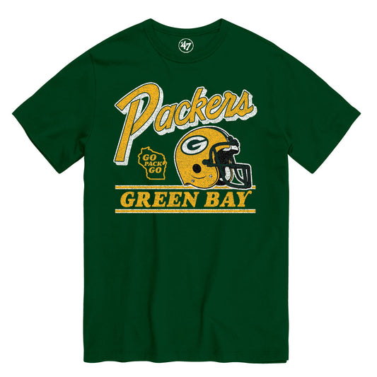 '47 NFL Green Bay Packers Fly By T Shirt - Green