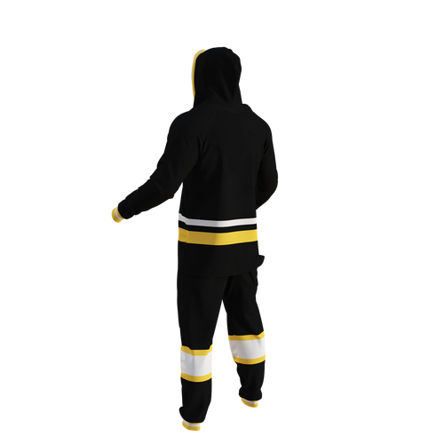 Hockey Sockey NHL Pittsburgh Penguins Onesie - Black/Yellow