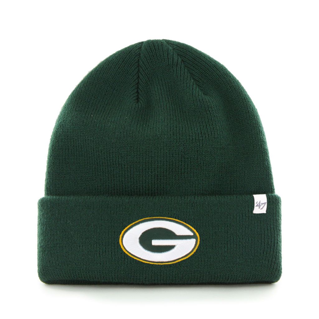 Men's '47 Green Bay Packers Primary Basic Cuffed Knit Hat