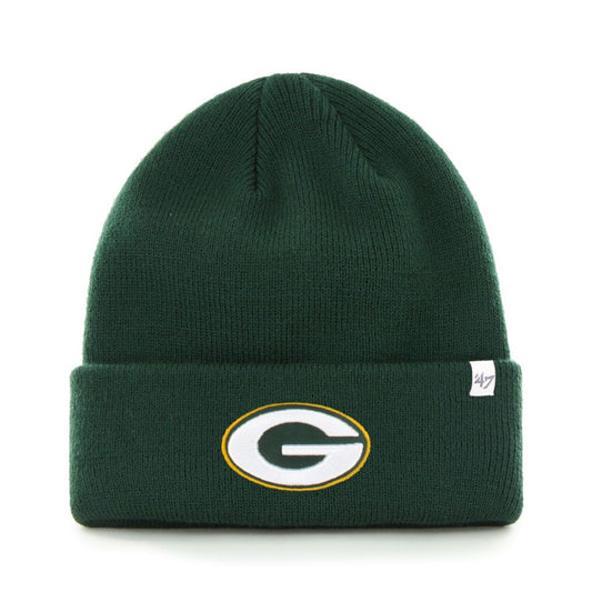 Men's '47 Green Bay Packers Primary Basic Cuffed Knit Hat