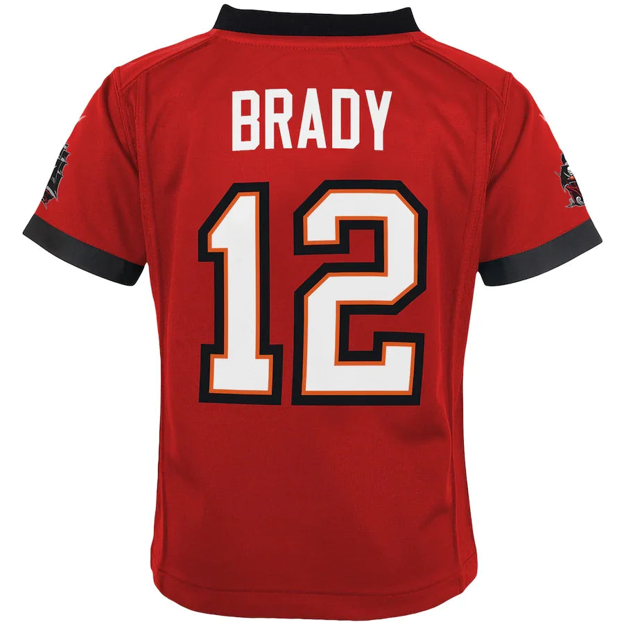Preschool Nike Tom Brady Red Tampa Bay Buccaneers - Game Jersey