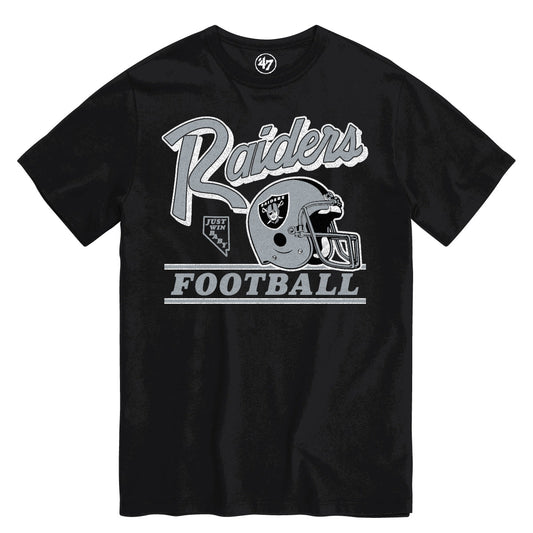 '47 NFL Las Vegas Raiders Fly By T Shirt - Black