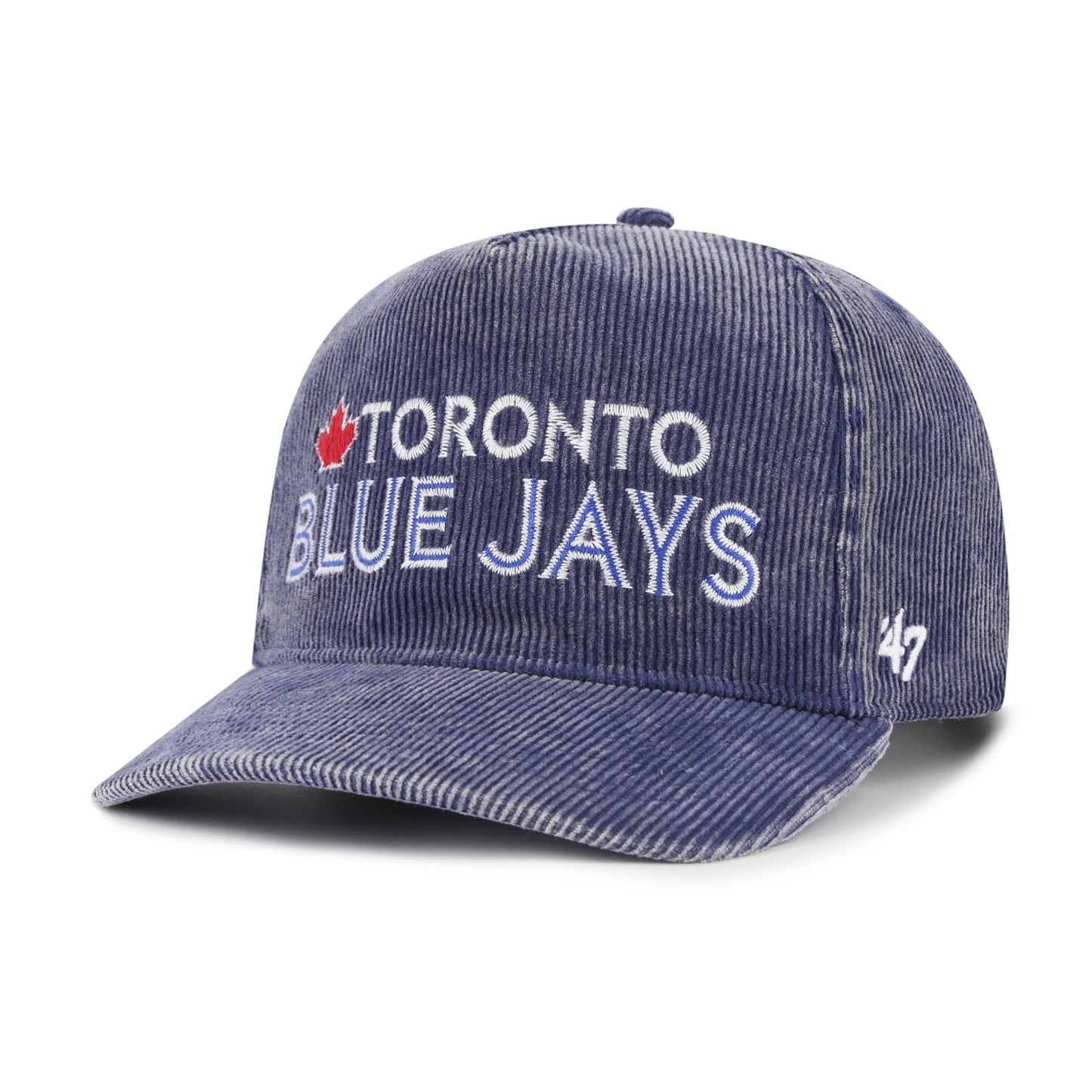 '47 Hitch MLB Toronto Blue Jays Reclaim Corduroy Adjustable Snapback Hat - Blue