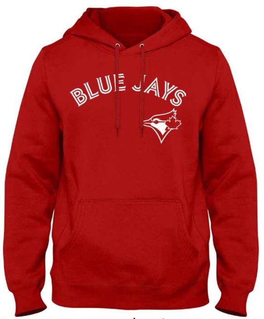 Bulletin MLB Toronto Blue Jays Team Logo Wordmark Hoodie - Red