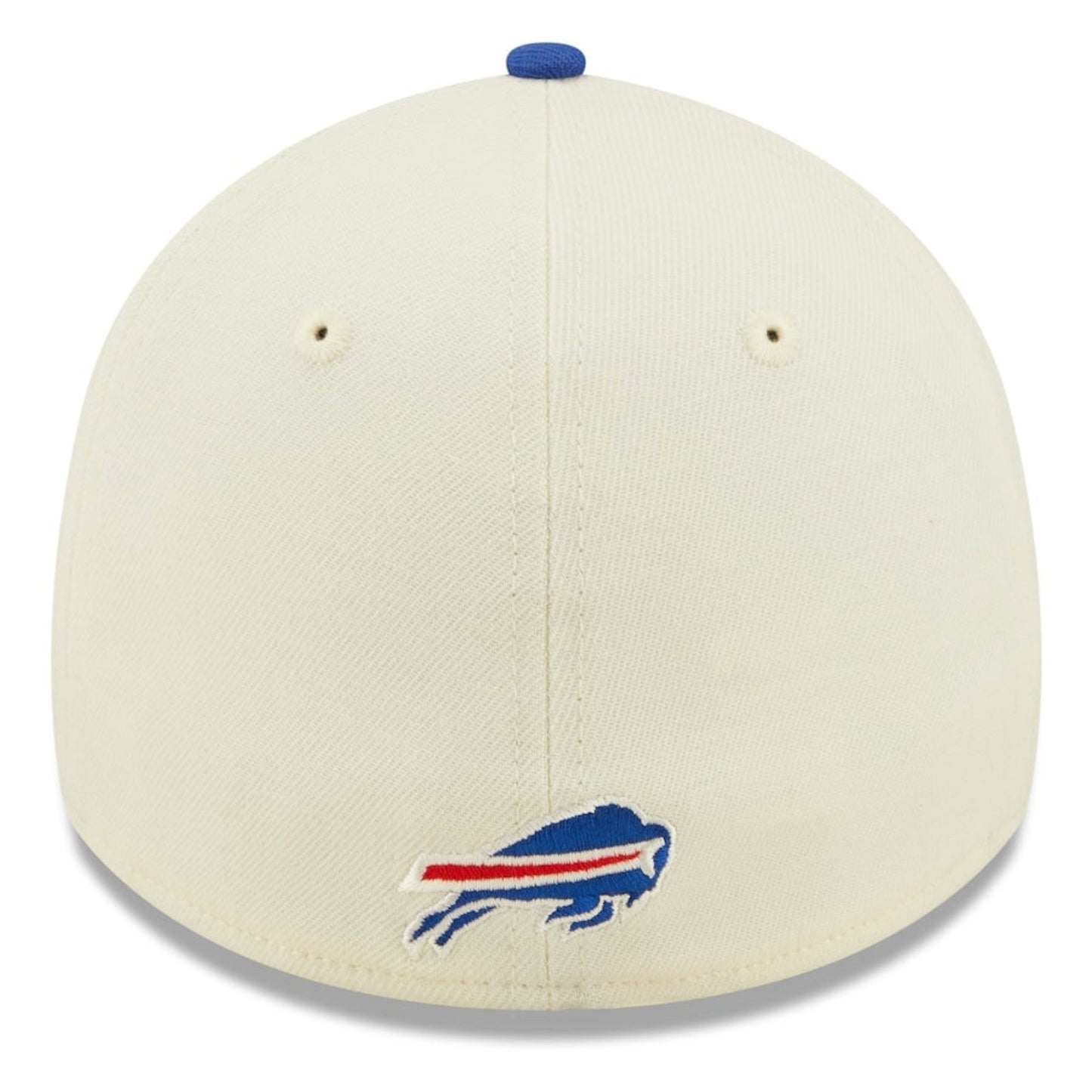 Buffalo Bills 2022 Sideline New Era 39THIRTY Stretch Fit Hat- Cream / Royal