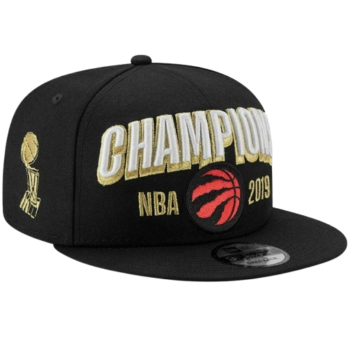 New Era 9FIFTY Youth NBA Toronto Raptors 2019 Champions Locker Room Adjustable Snapback - Black