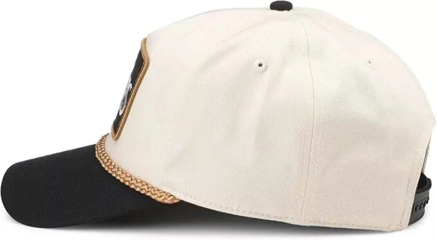 American Needle The Beatles Roscoe Adjustable Snapback Hat - Ivory/Black