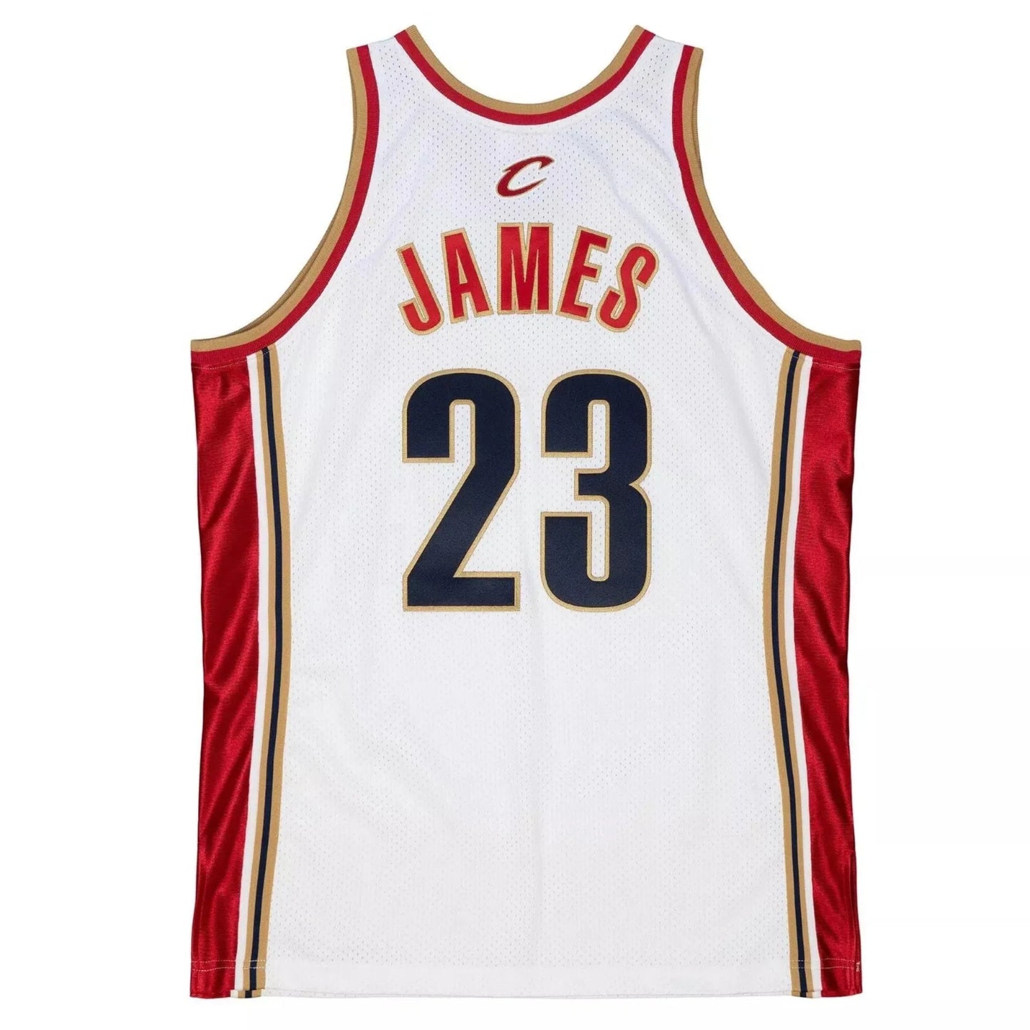 Mitchell & Ness Men's NBA Cleveland Cavaliers LeBron James 2003-04 Authentic Jersey - White