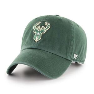 Milwaukee Bucks '47 Clean Up Adjustable Hat - Green