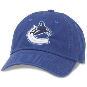 Vancouver Canucks Blue Line Cap Blue Line Dad Cap - American Needle