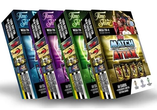 Topps Match Attax Time to Shine 2024-25 | Mega Tin | Soccer Cards