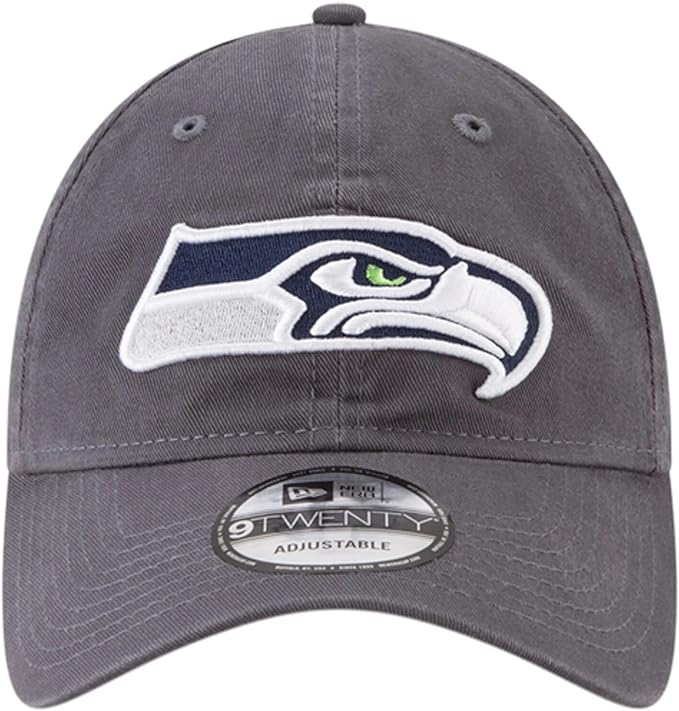 New Era Men's Seattle Seahawks 9TWENTY Adjustable Hat - Graphite
