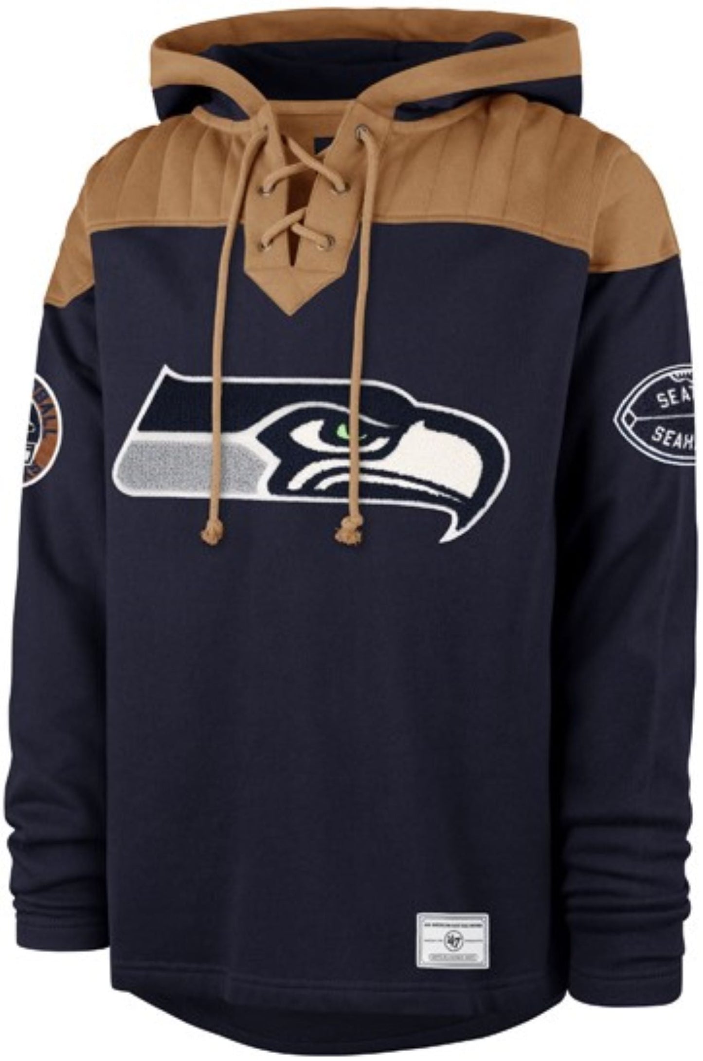 '47 NFL Seattle Seahawks Golden Age Wingback Lacer - Navy