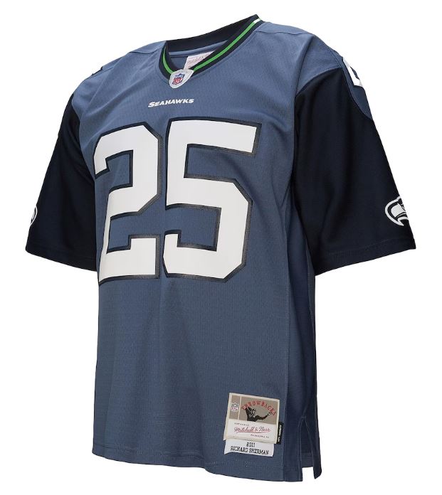 Mitchell & Ness Seattle Seahawks Richard Sherman #25 2011 Legacy Player Jersey - Blue