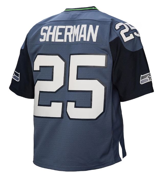 Mitchell & Ness Seattle Seahawks Richard Sherman #25 2011 Legacy Player Jersey - Blue