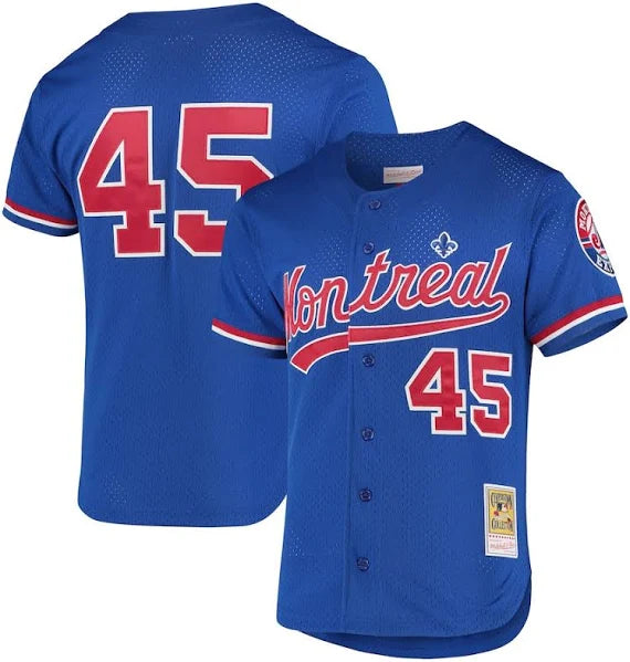 Mitchell & Ness MLB Montreal Expos Pedro Martinez Jersey - Royal Blue