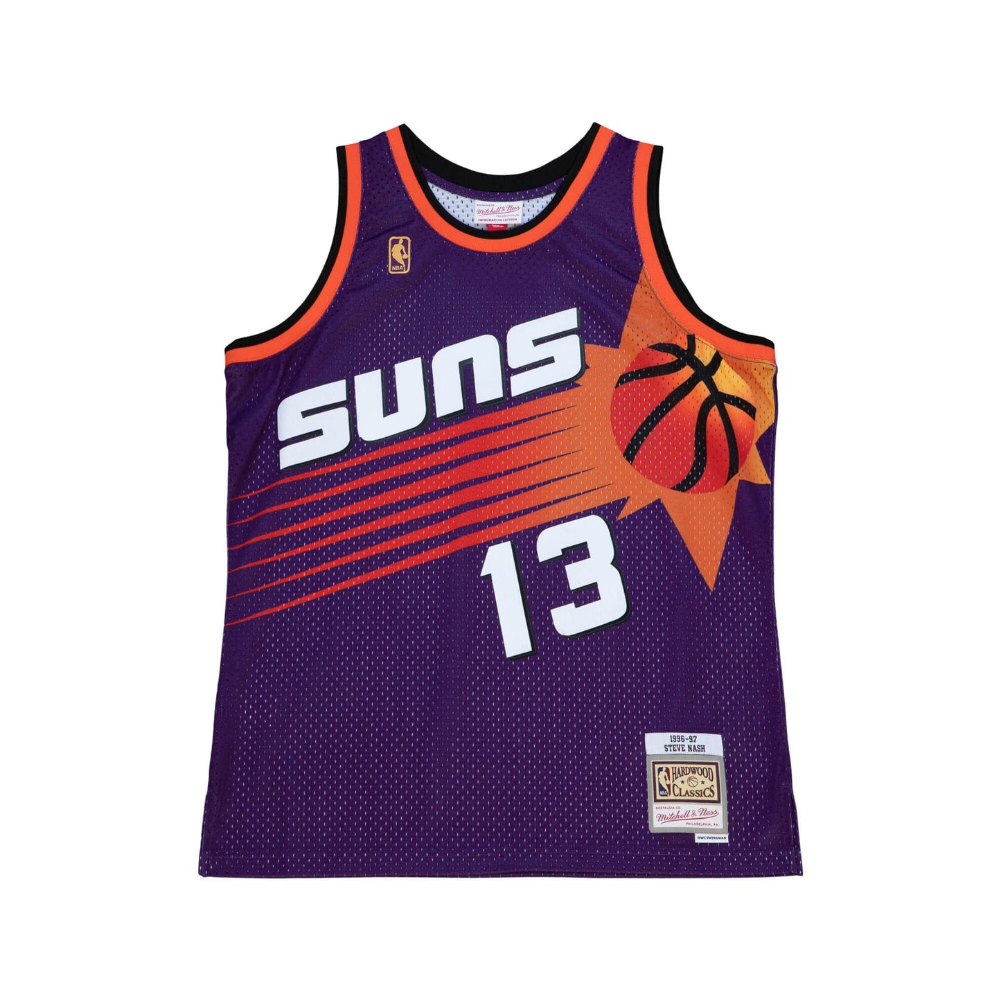 Mitchell & Ness Phoenix Suns Swingman Steve Nash 1996-97 Jersey - Purple