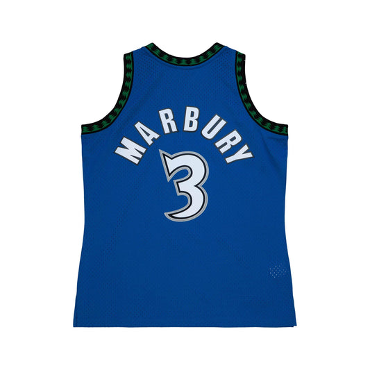 Stephon Marbury #3 Minnesota Timberwolves 1996 Mitchell & Ness Swingman Jersey