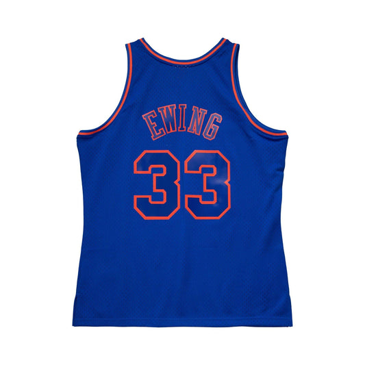 Patrick Ewing #33 New York Knicks Mitchell & Ness 1996 Swingman Jersey - Blue