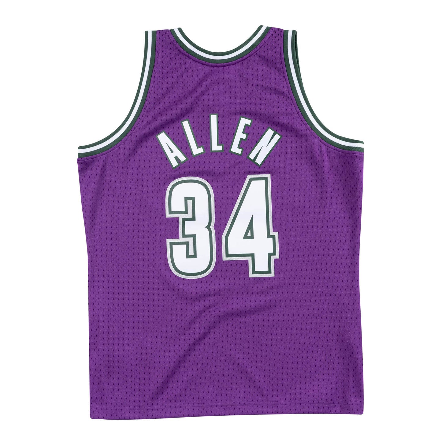 Ray Allen #34 Milwaukee Bucks Mitchell & Ness 2000-01 Swingman Jersey - Purple