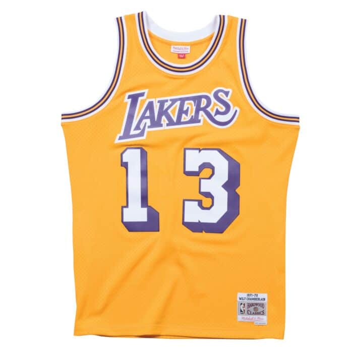 Swingman Jersey Los Angeles Lakers 1971-72 Wilt Chamberlain