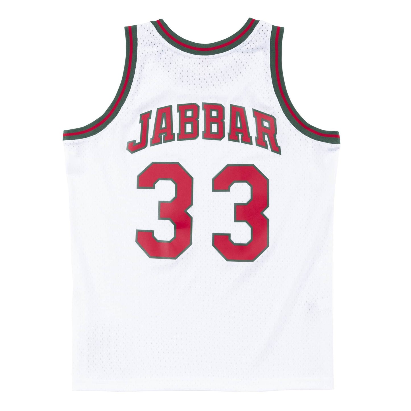 Men's Mitchell & Ness NBA Kareem Abdul-Jabbar Milwaukee Bucks 1971/72 Hardwood Classics Swingman Jersey - White