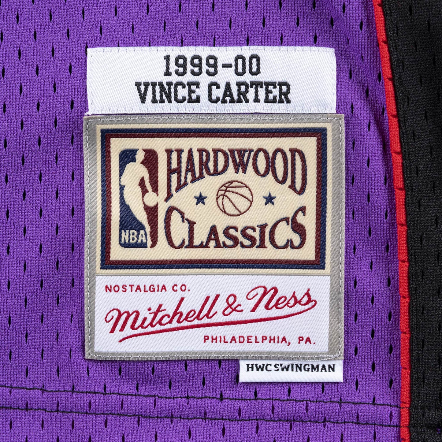 Mitchell & Ness NBA Toronto Raptors 1999-00 Vince Carter Swingman Jersey - Purple/Black