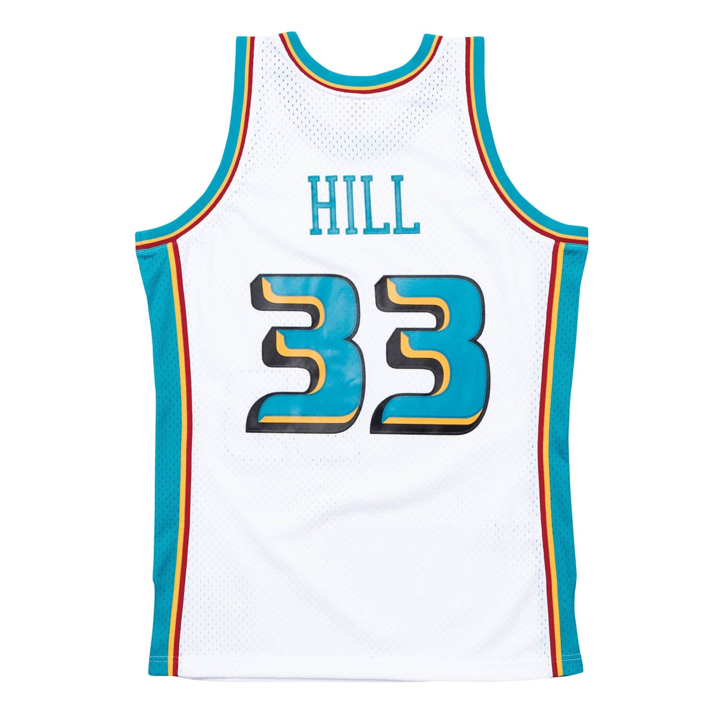 Men's Mitchell & Ness NBA Grant Hill Detroit Pistons 1998/99 Hardwood Classics Swingman Jersey - White