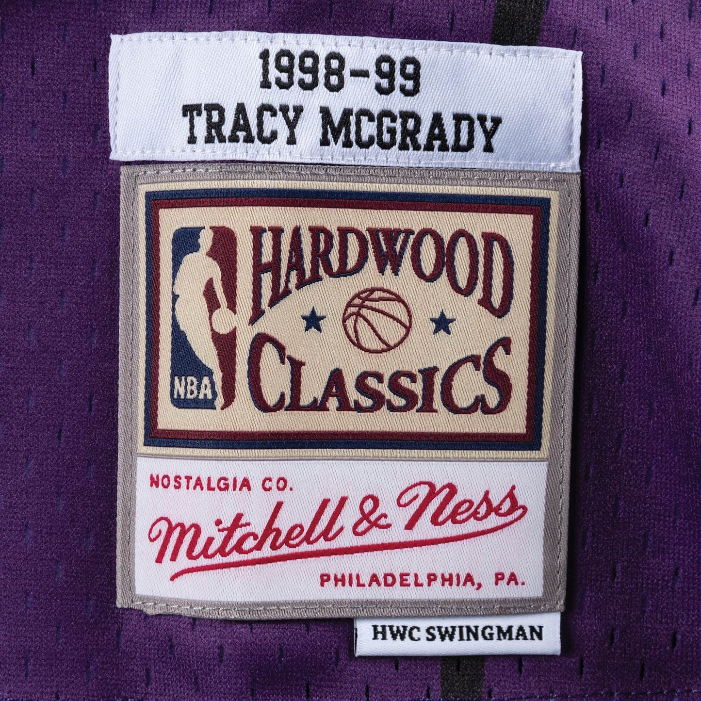 Mitchell & Ness Swingman Toronto Raptors Road 1998-99 Tracy Mcgrady Jersey - Purple
