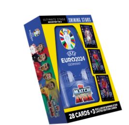 Topps Match Attax Euro 2024 Shining Stars Soccer Cards - Booster Tin 2