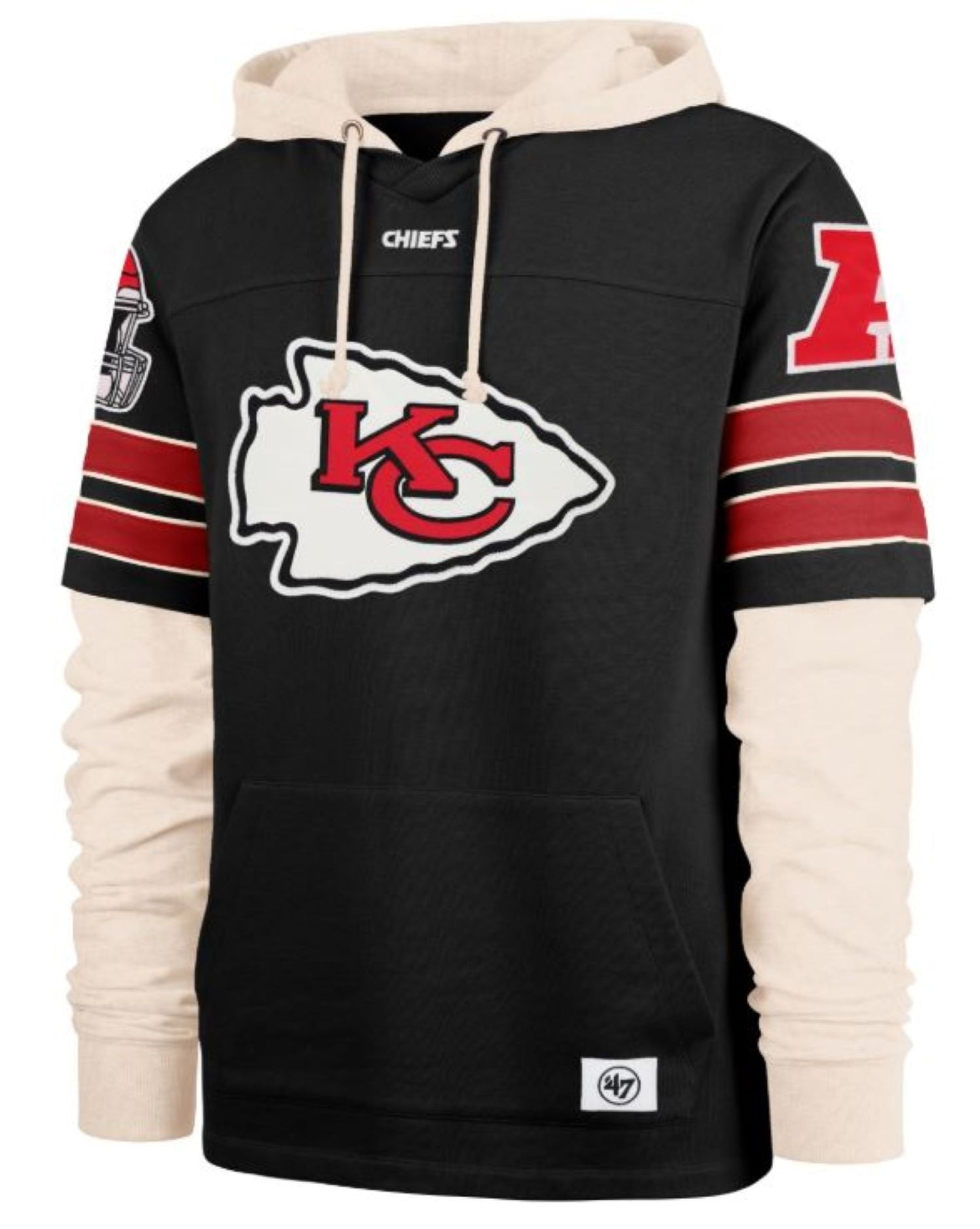 '47 NFL Kansas City Chiefs Split Zone Cornerback Duo Lacer - Black/White
